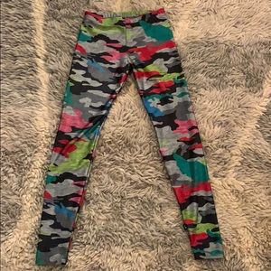 camo terez leggings